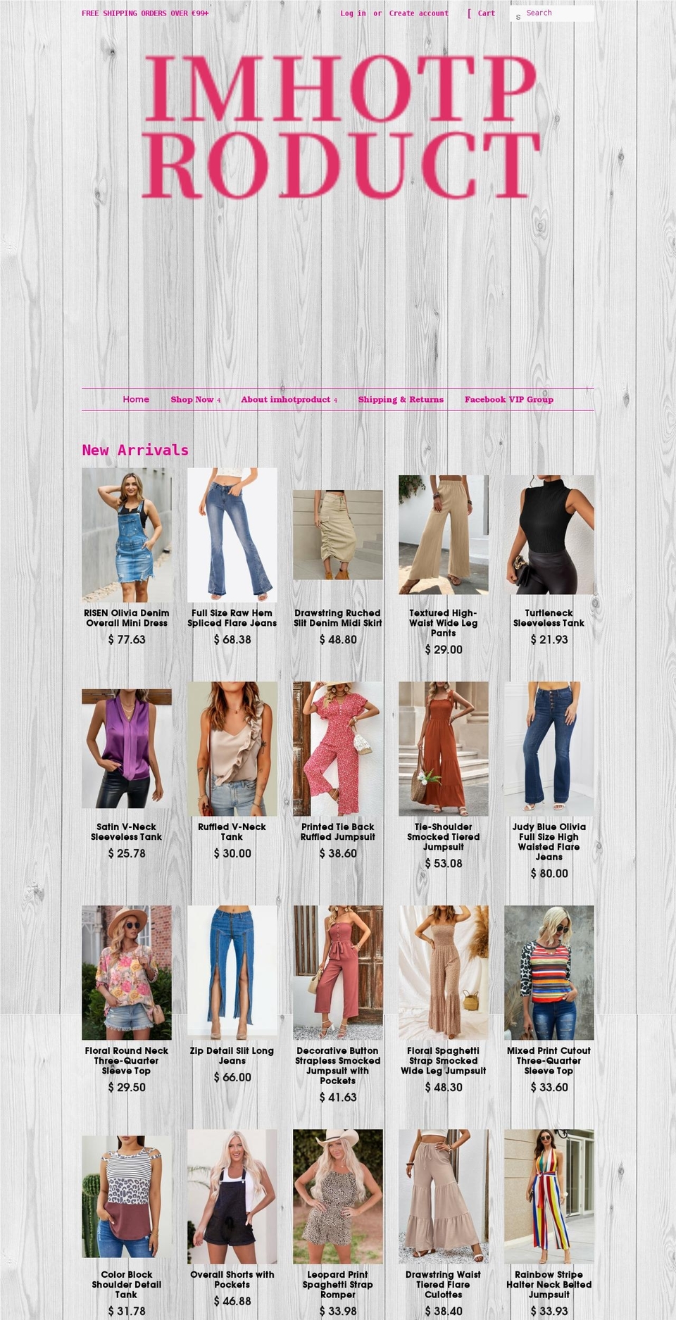 imhotproduct.com shopify website screenshot