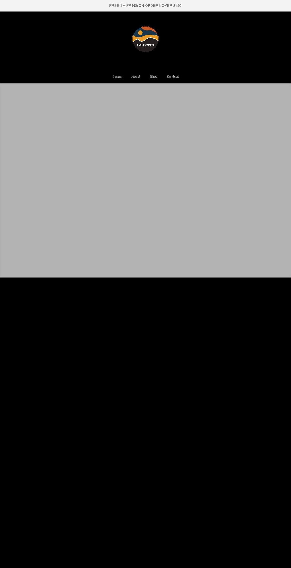 imhystn.com shopify website screenshot