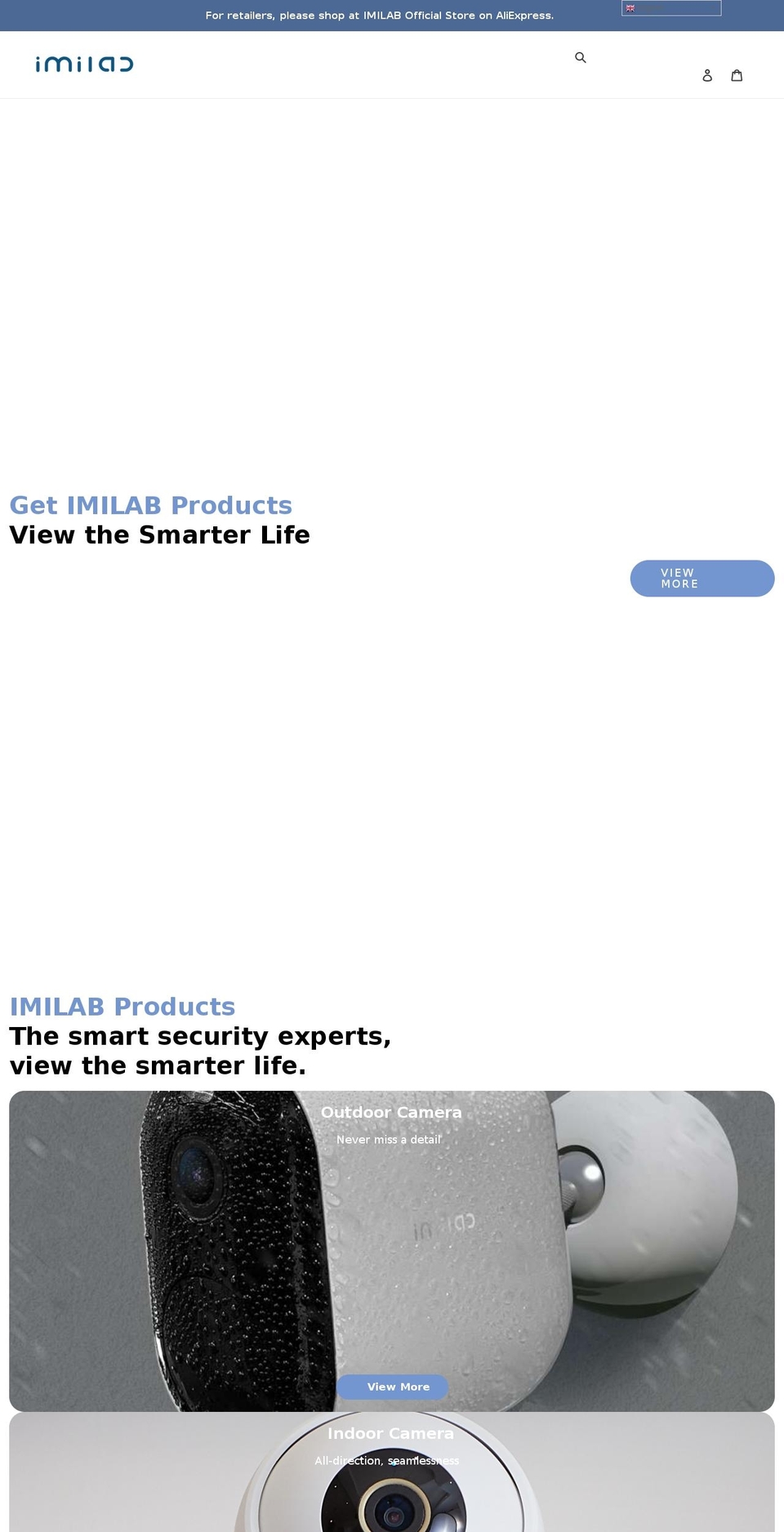 imilabglobal.com shopify website screenshot