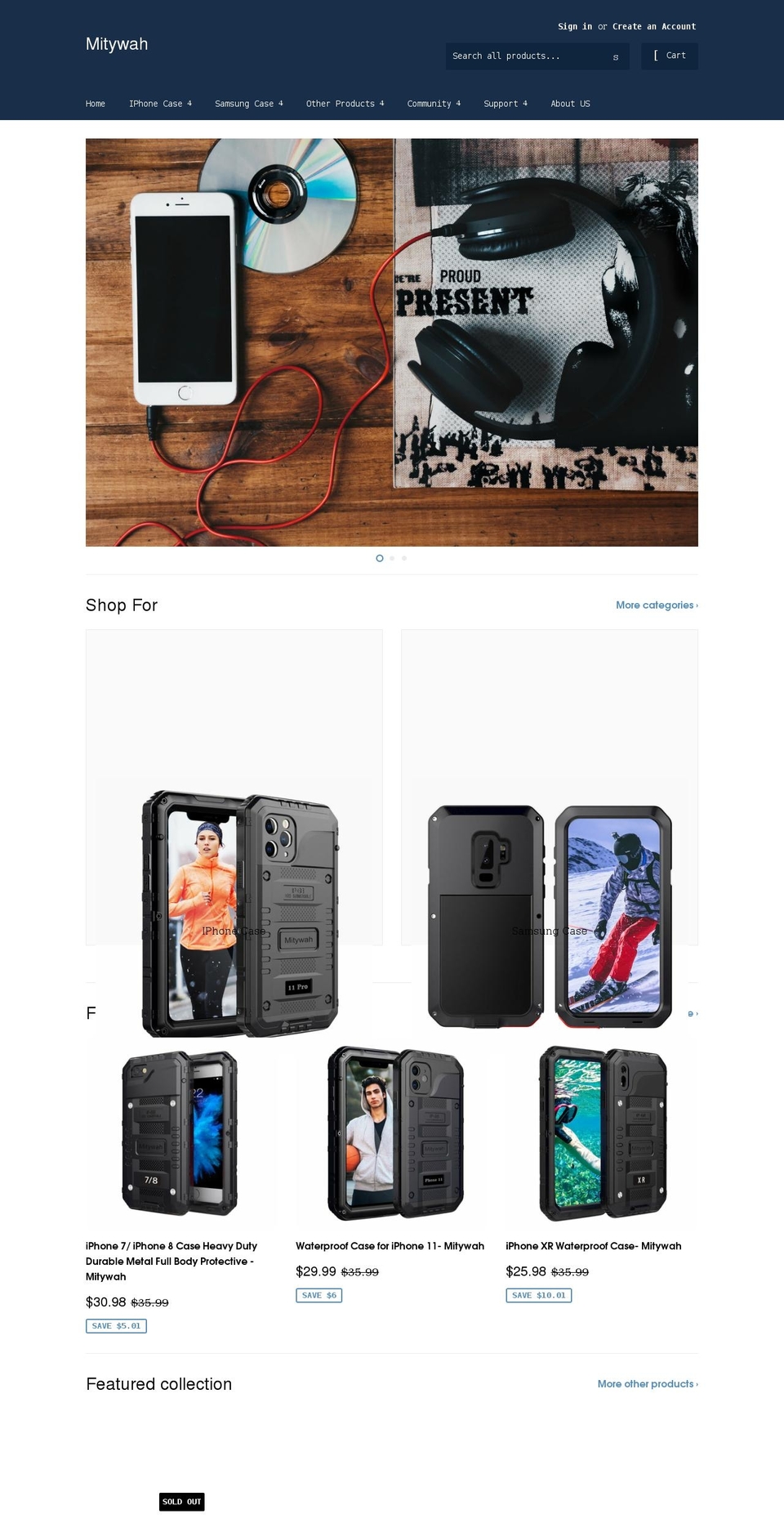 imitywah.com shopify website screenshot