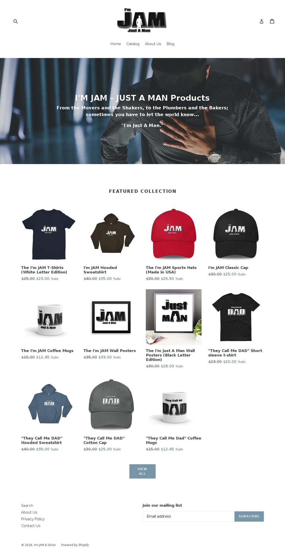 imjame-store.com — Shopify storefront screenshot