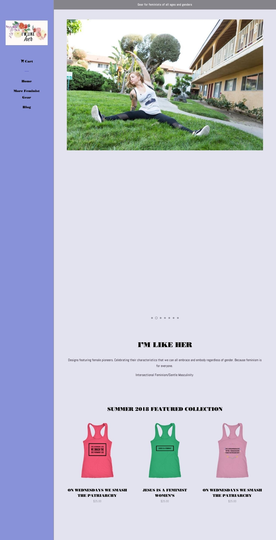 imlikeher.com — Shopify storefront screenshot