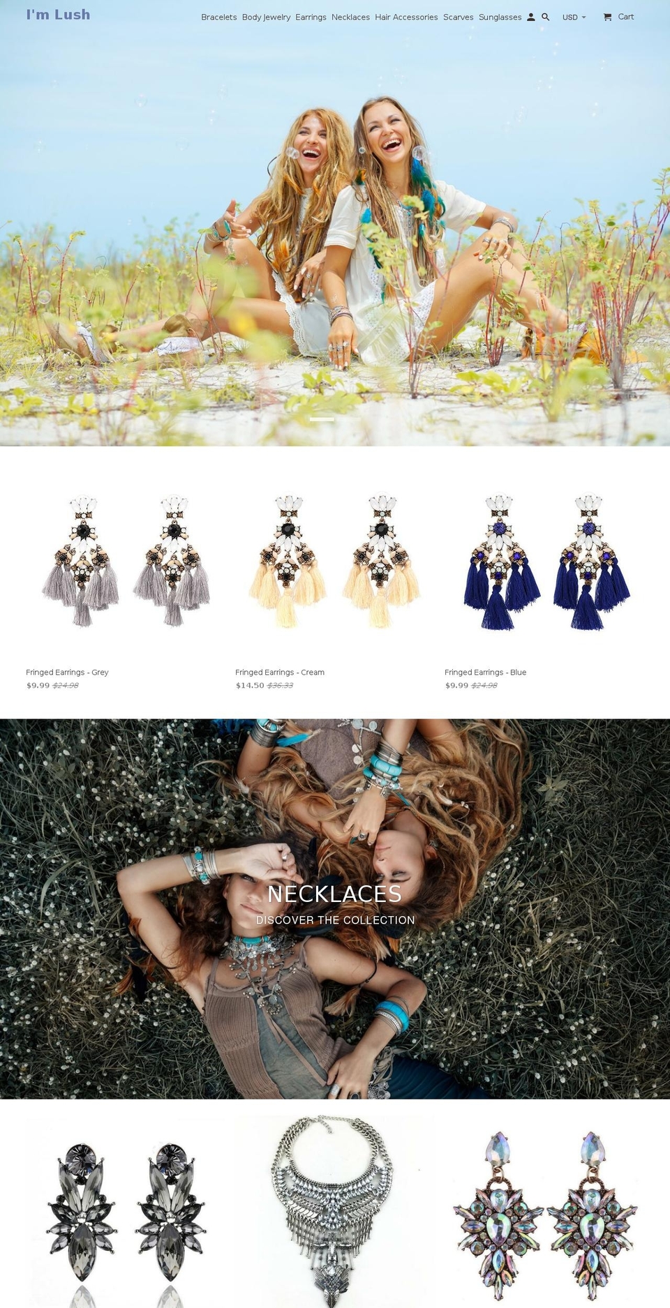imlush.com — Shopify storefront screenshot