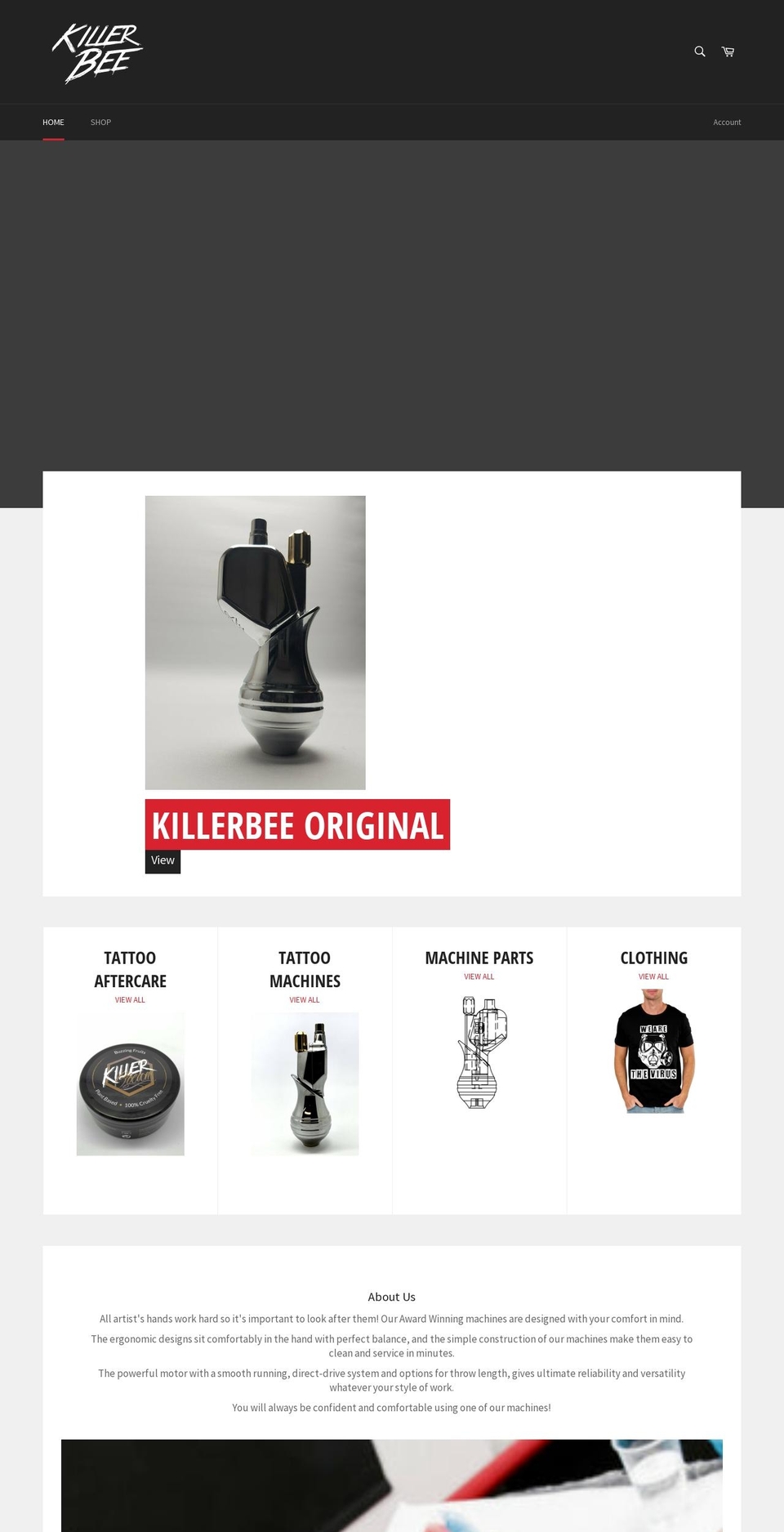 immortalinnovations.co.uk shopify website screenshot