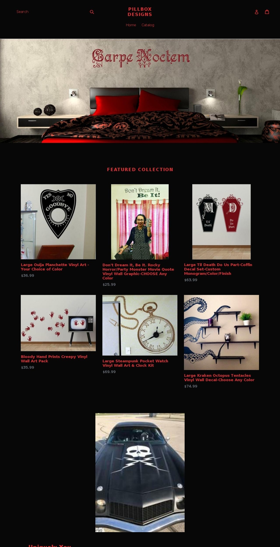 immortaltales.com — Shopify storefront screenshot