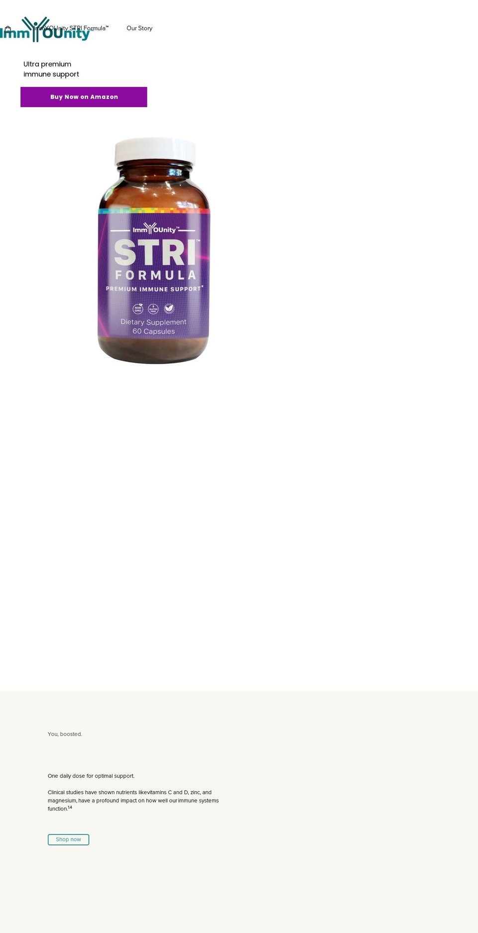 immyounity.org shopify website screenshot