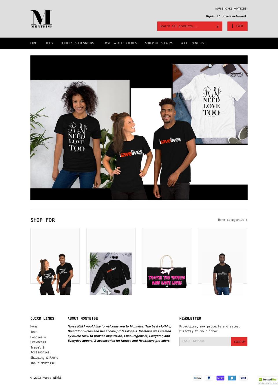 imnursenikki.com shopify website screenshot