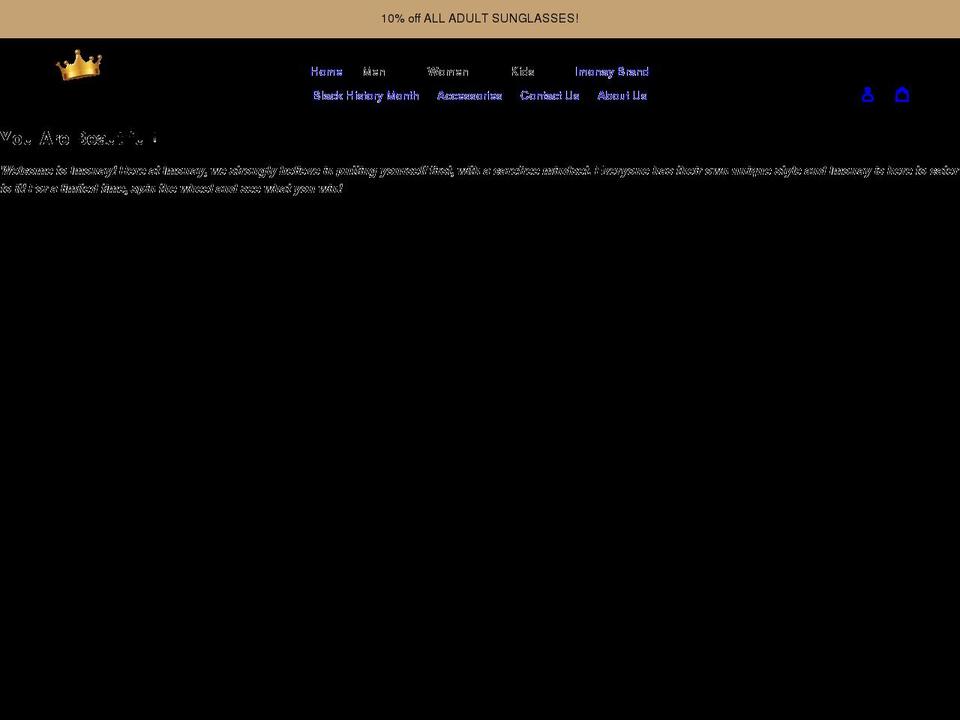 imonaystore.com shopify website screenshot