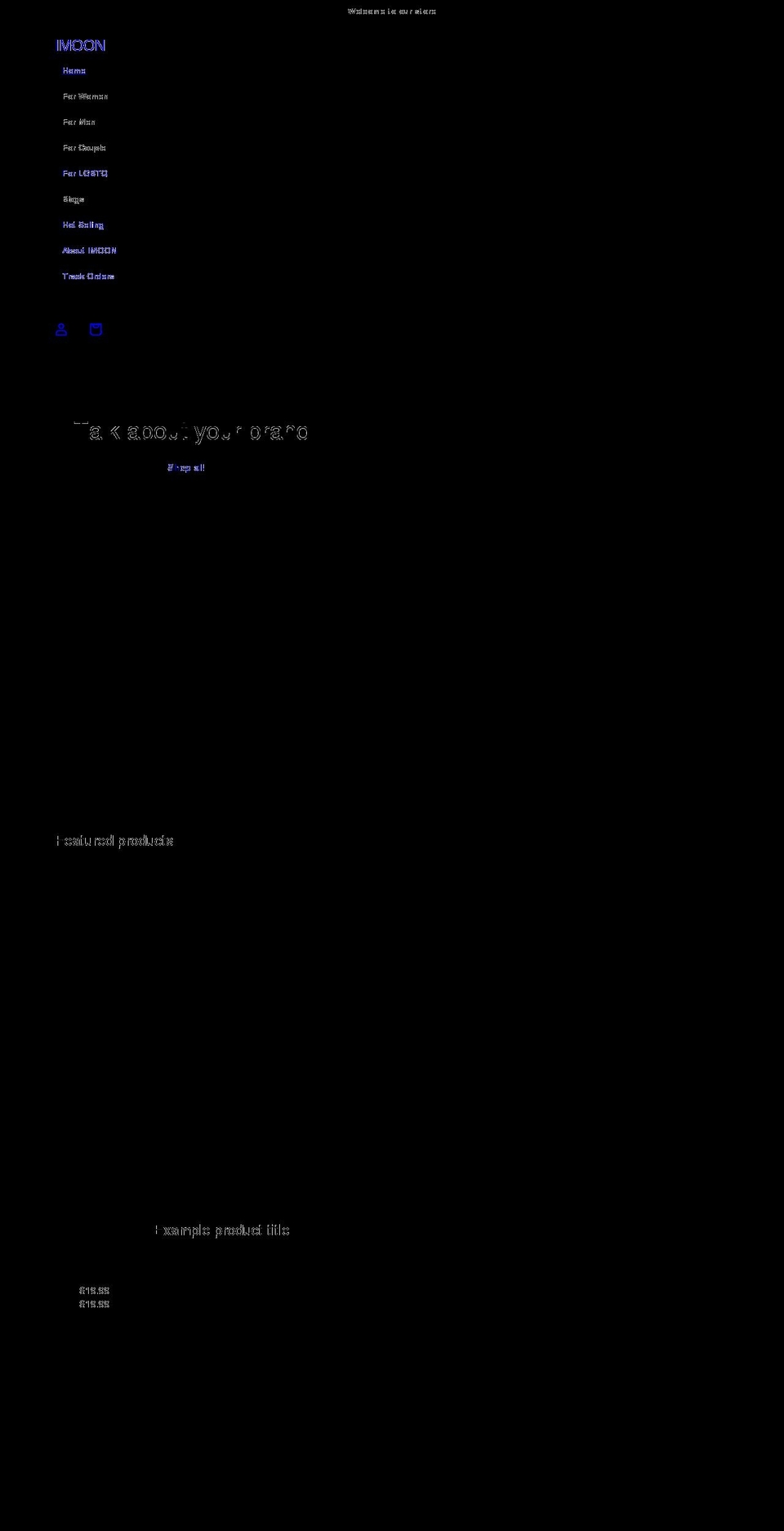imoontoy.com shopify website screenshot