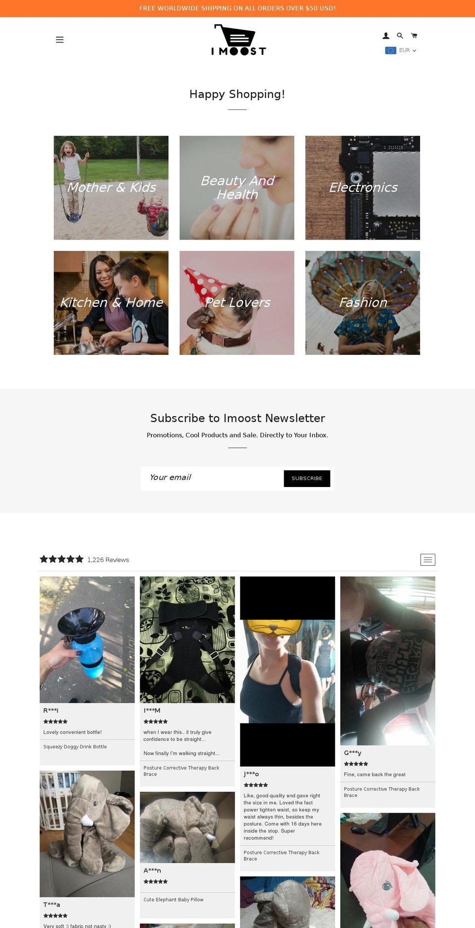 imoost.com — Shopify storefront screenshot