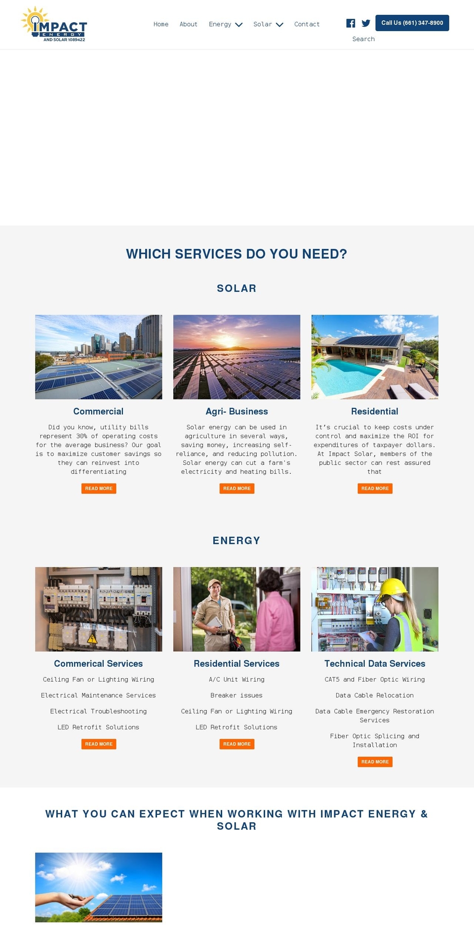 impactenergy1.com shopify website screenshot
