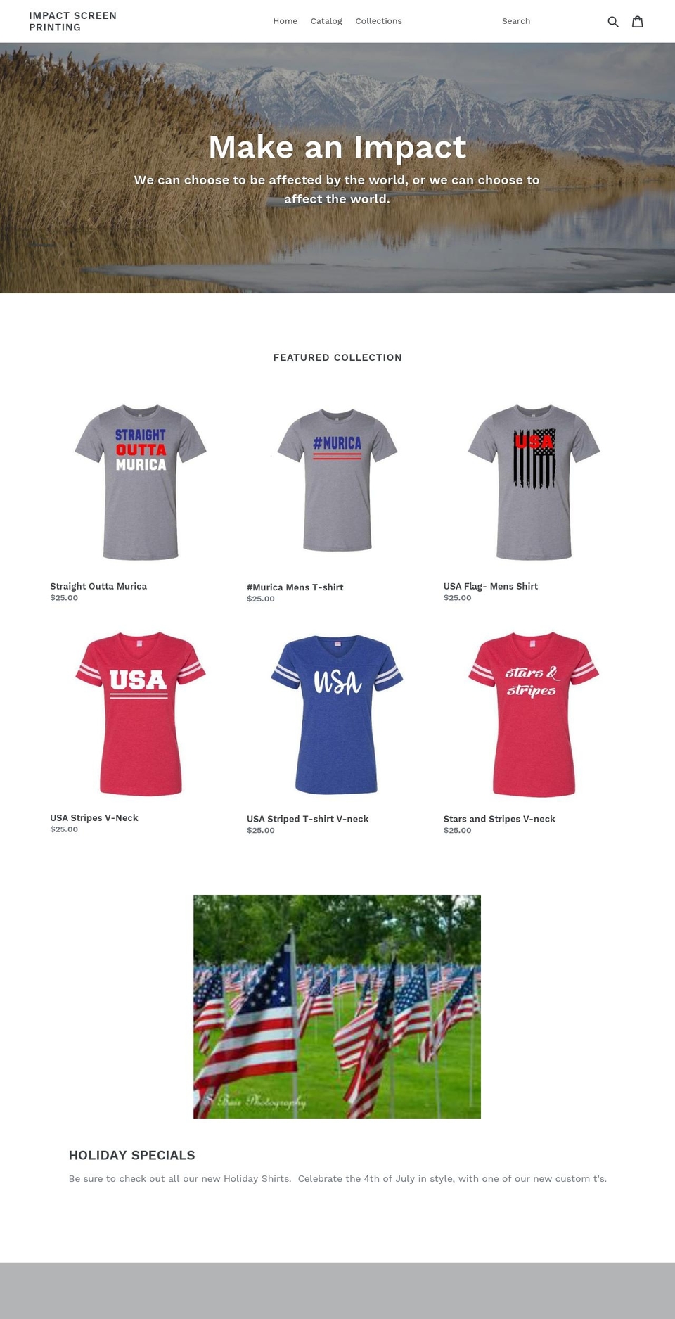 impactsp.com — Shopify storefront screenshot