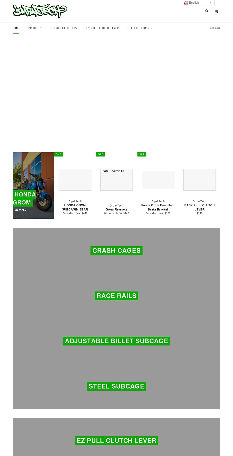 impaktechusa.com shopify website screenshot