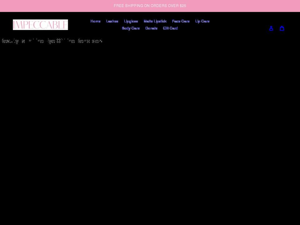 impeccablelashes615.com shopify website screenshot