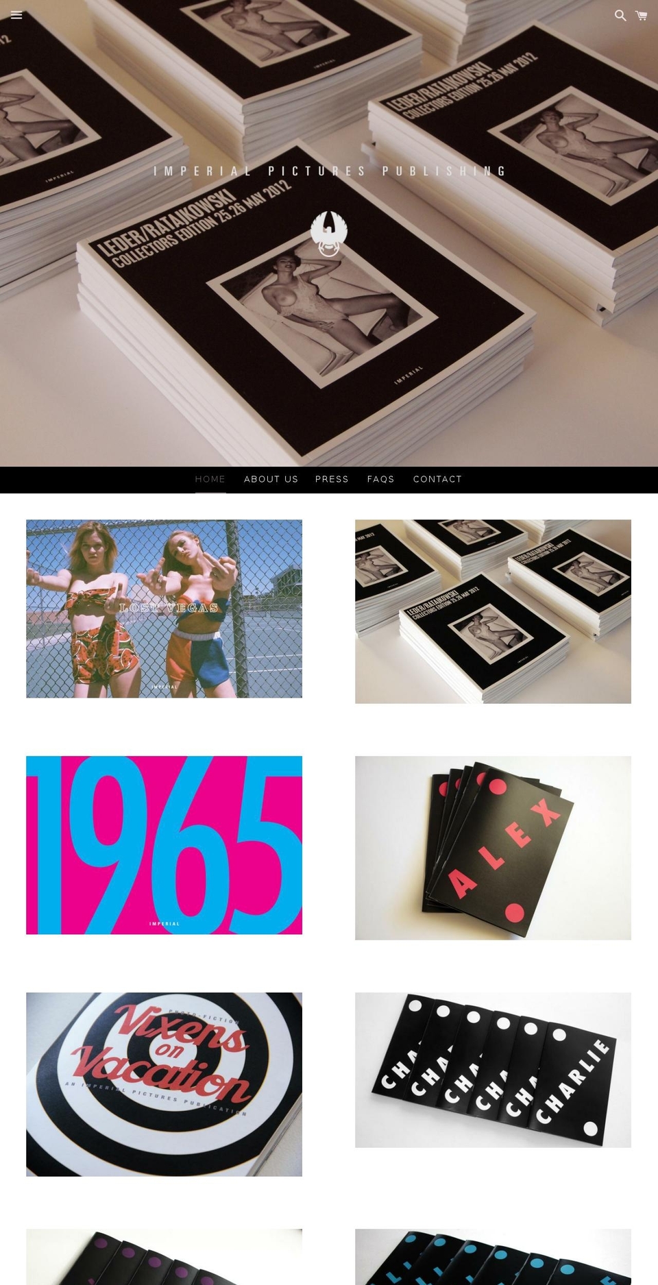 imperial-publishing.com shopify website screenshot