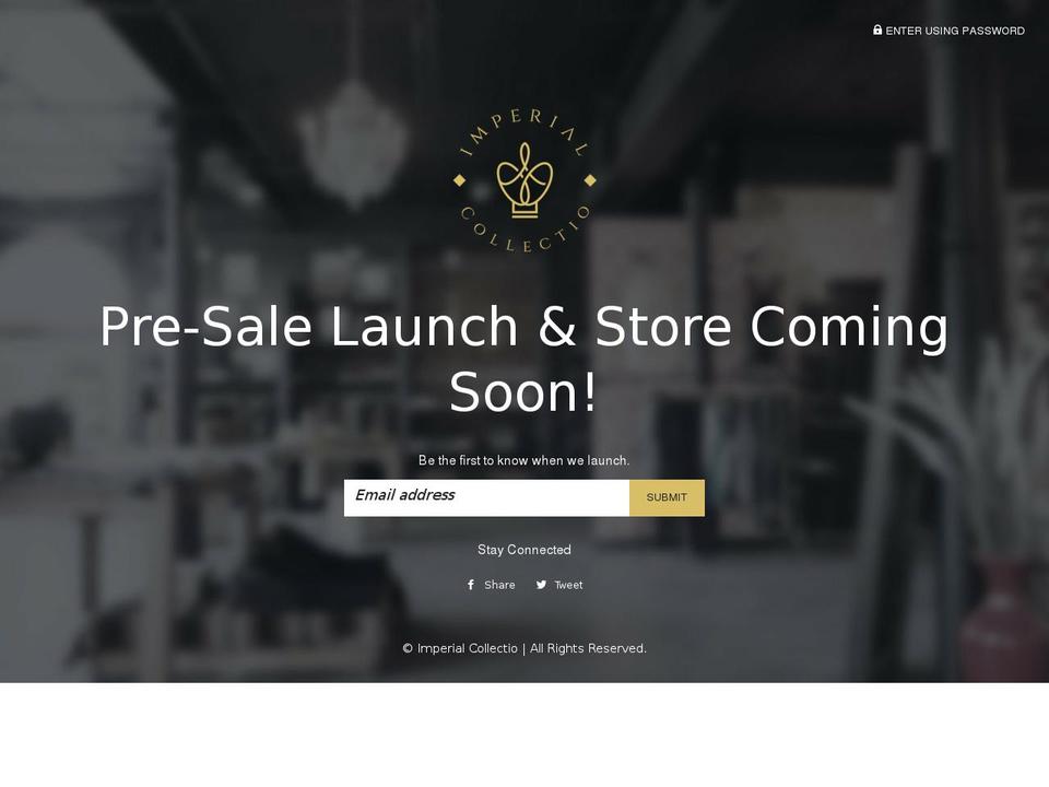 imperialcollectio.com — Shopify storefront screenshot