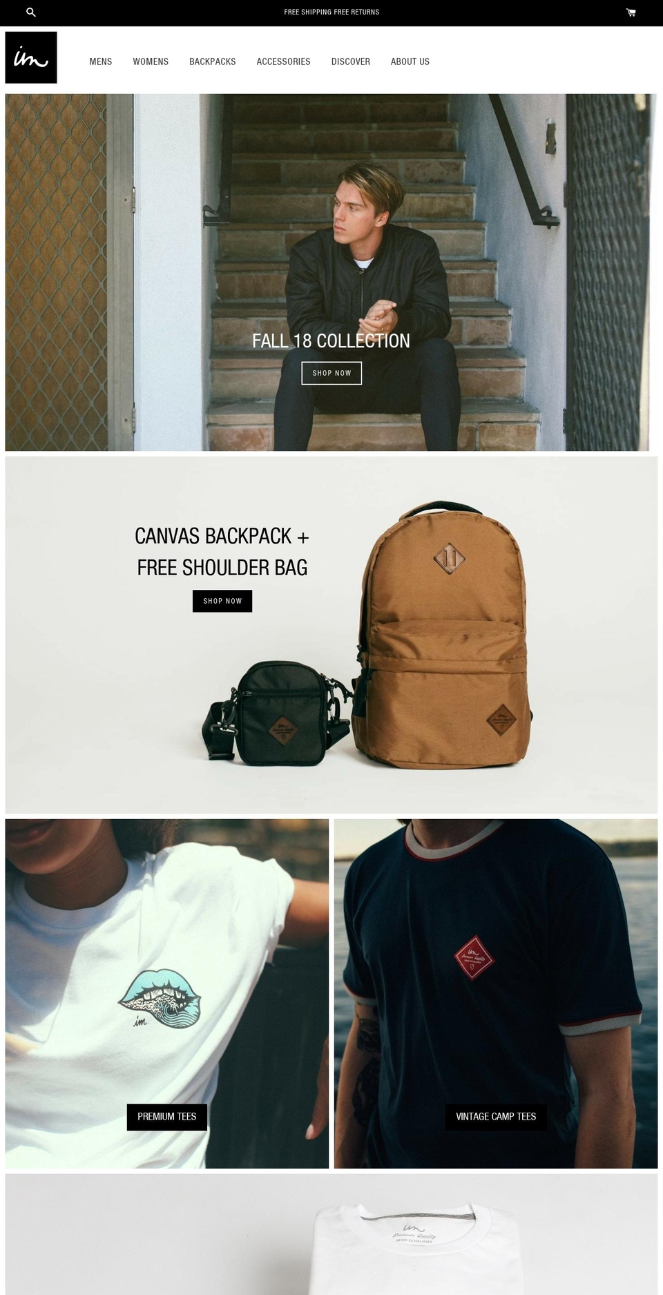 imperialmotion.net shopify website screenshot