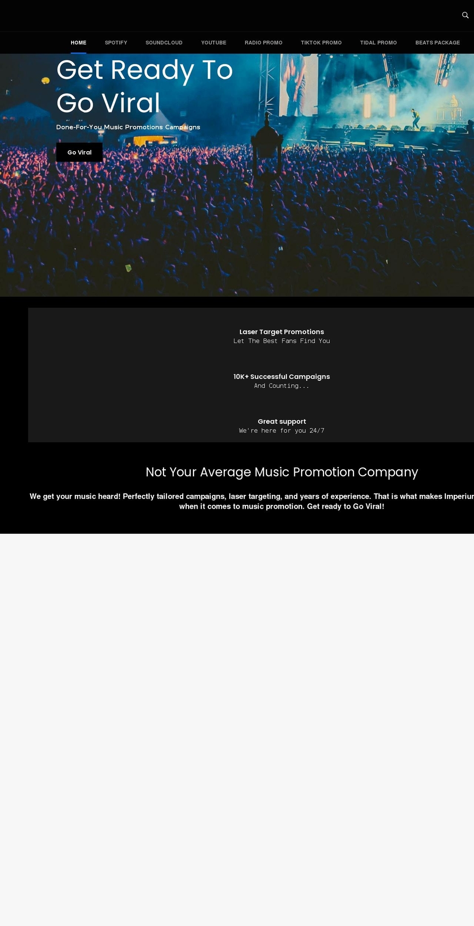 imperiumnetpromo.com shopify website screenshot