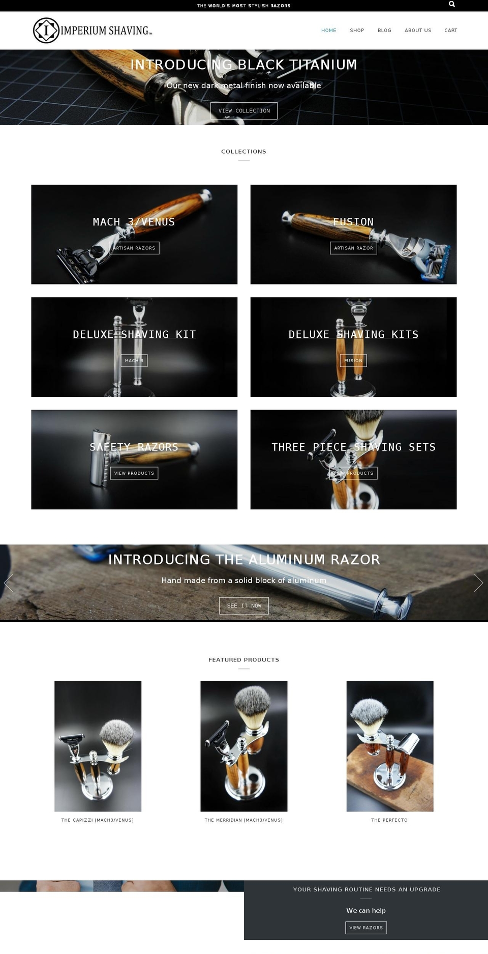 imperiumshaving.com shopify website screenshot