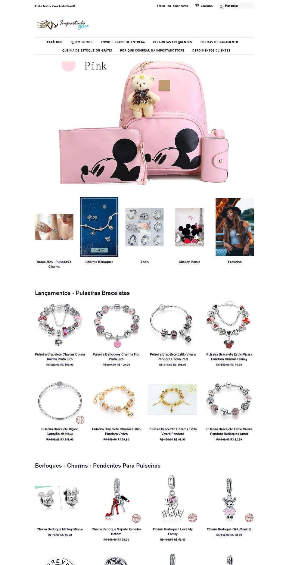 importadostore.com — Shopify storefront screenshot
