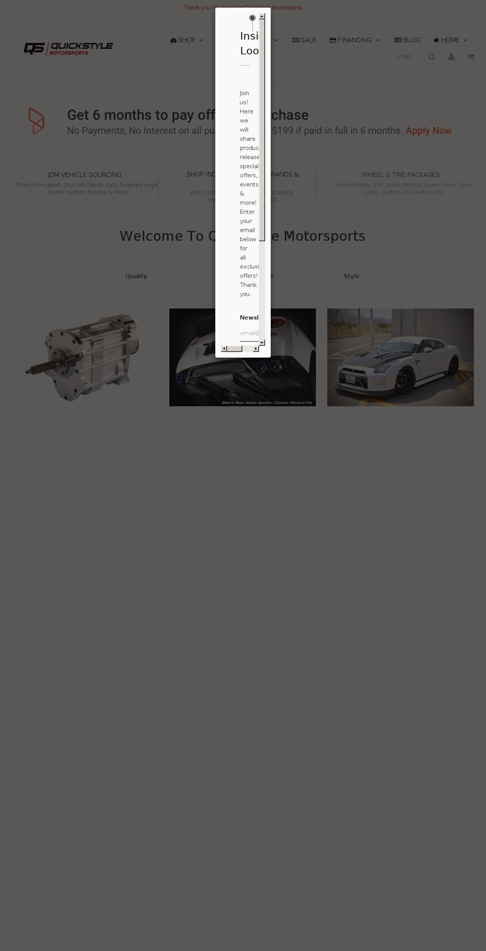 importaskyline.com shopify website screenshot