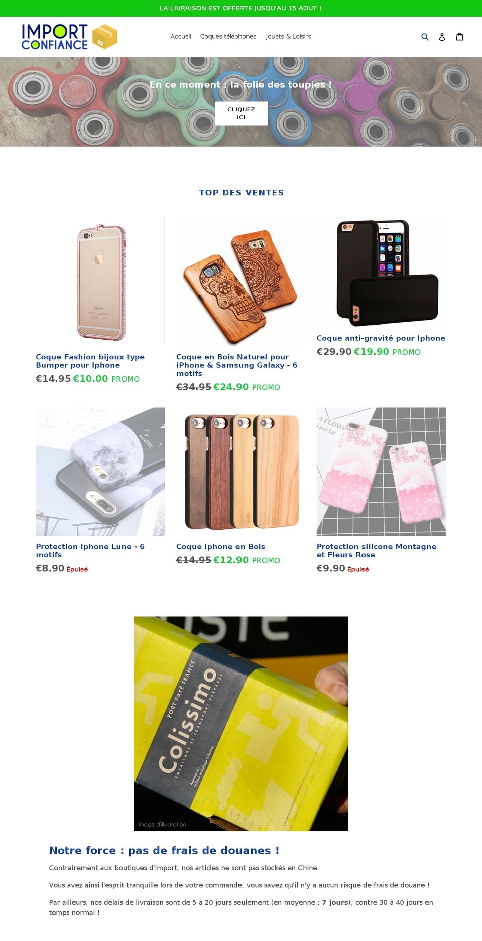 importconfiance.com — Shopify storefront screenshot