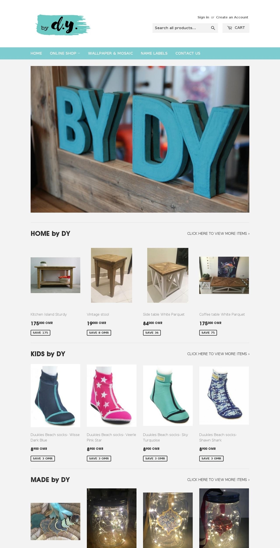 importedbydy.com — Shopify storefront screenshot