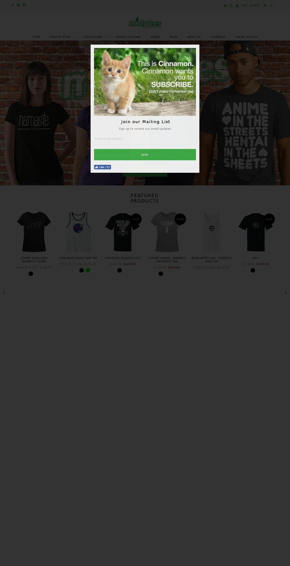 impossibilitees.com — Shopify storefront screenshot