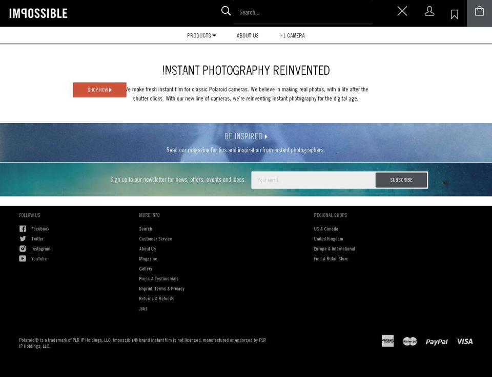 impossible-works.com shopify website screenshot
