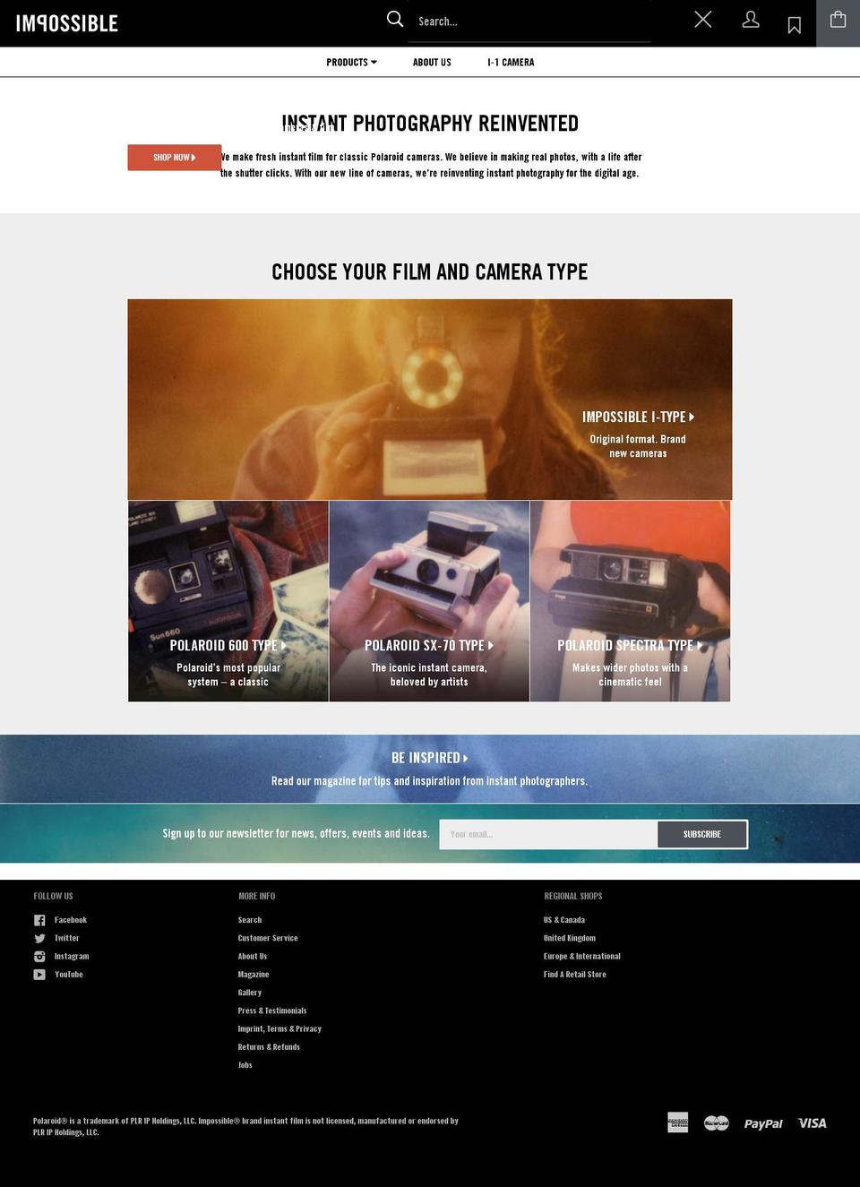 impossiblechina.com shopify website screenshot