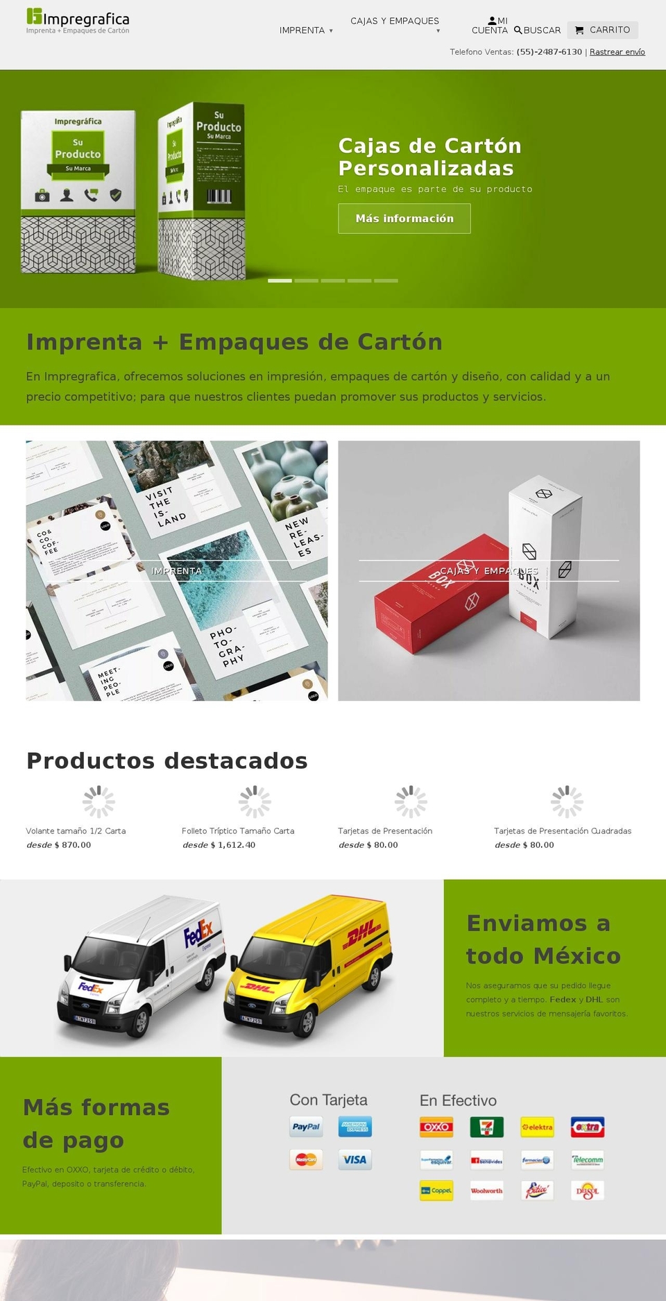 impregrafica.com shopify website screenshot