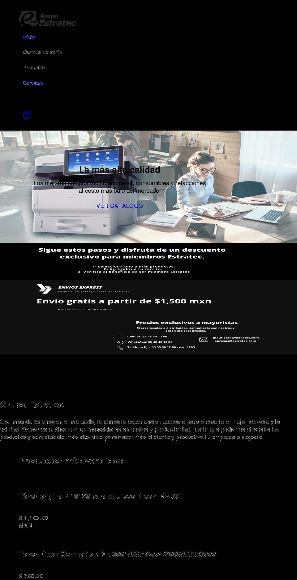 impresorasmexico.mx shopify website screenshot