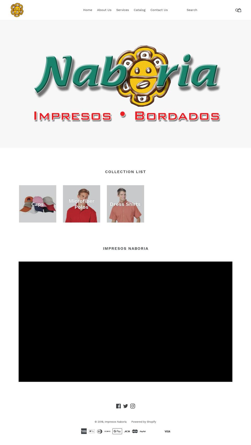 impresosnaboria.com — Shopify storefront screenshot