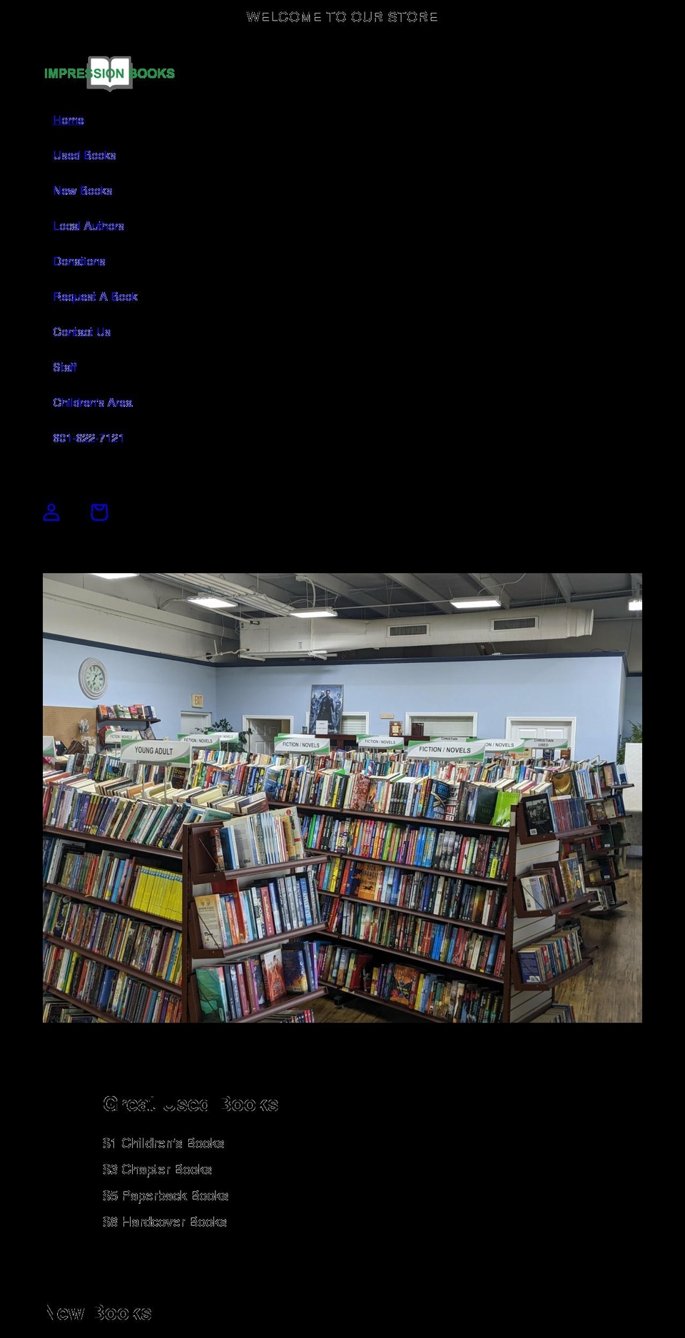impression-books.com shopify website screenshot
