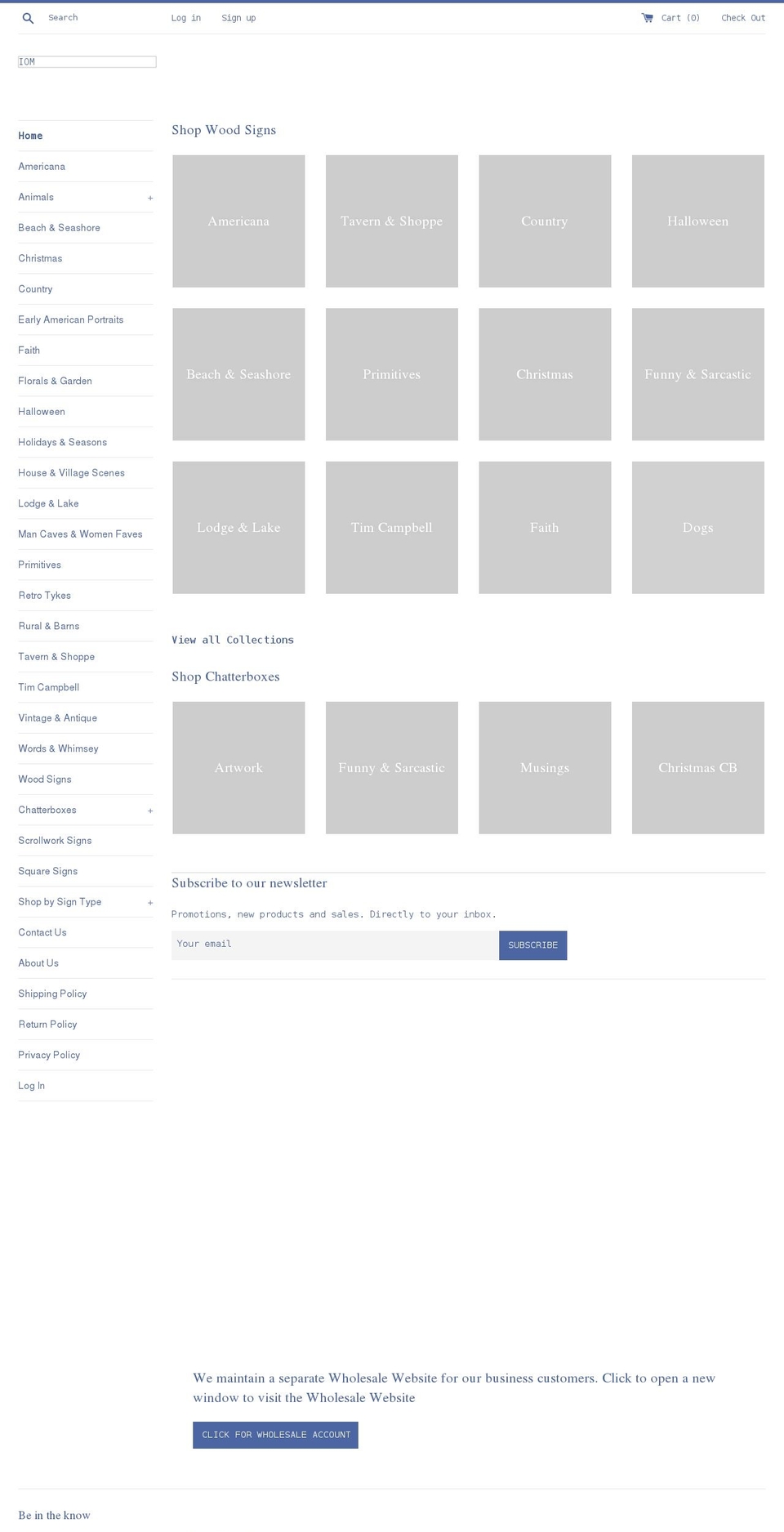 impressionsonmarket.com shopify website screenshot