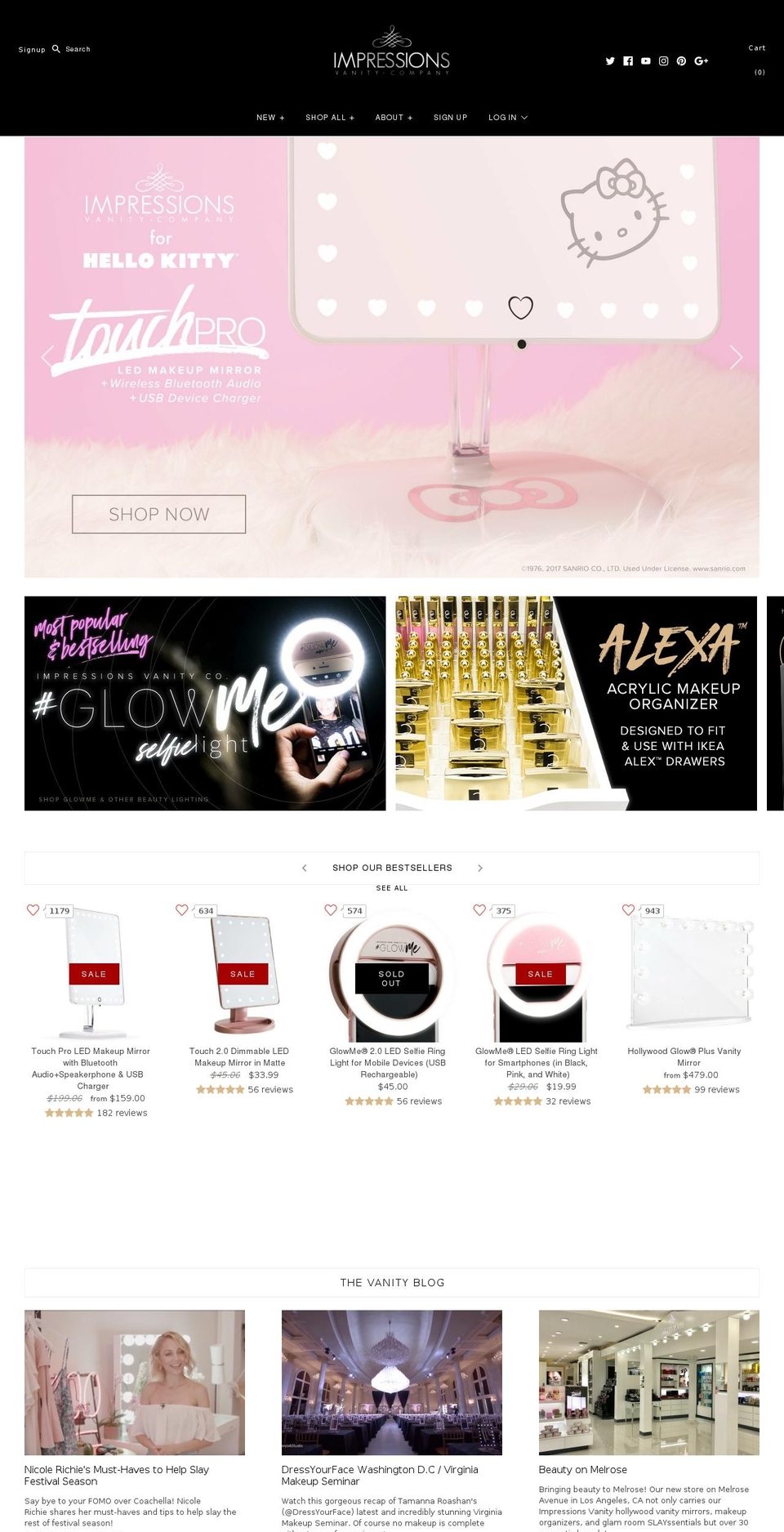 impressionsvanityhome.com — Shopify storefront screenshot