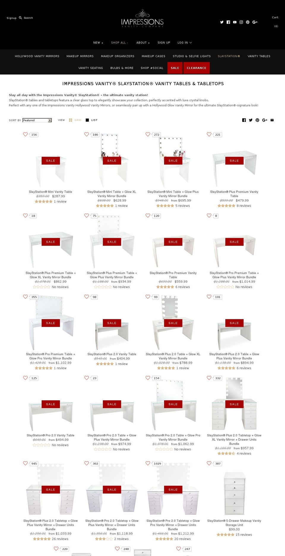 impressionsvanitypro.com — Shopify storefront screenshot