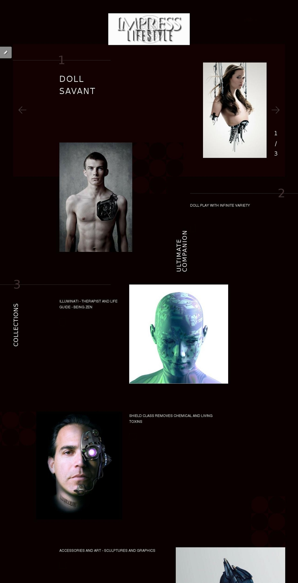 impresslifestyle.com shopify website screenshot