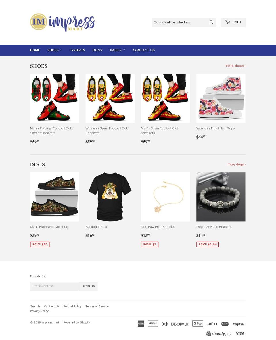 impressmart.com — Shopify storefront screenshot