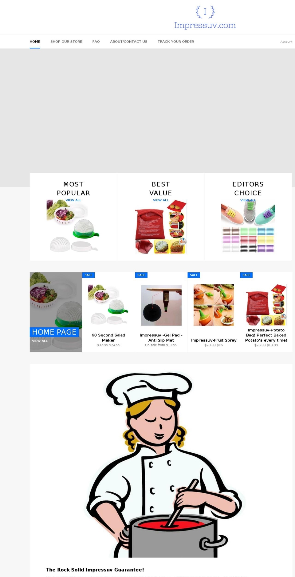 impressuv.com — Shopify storefront screenshot