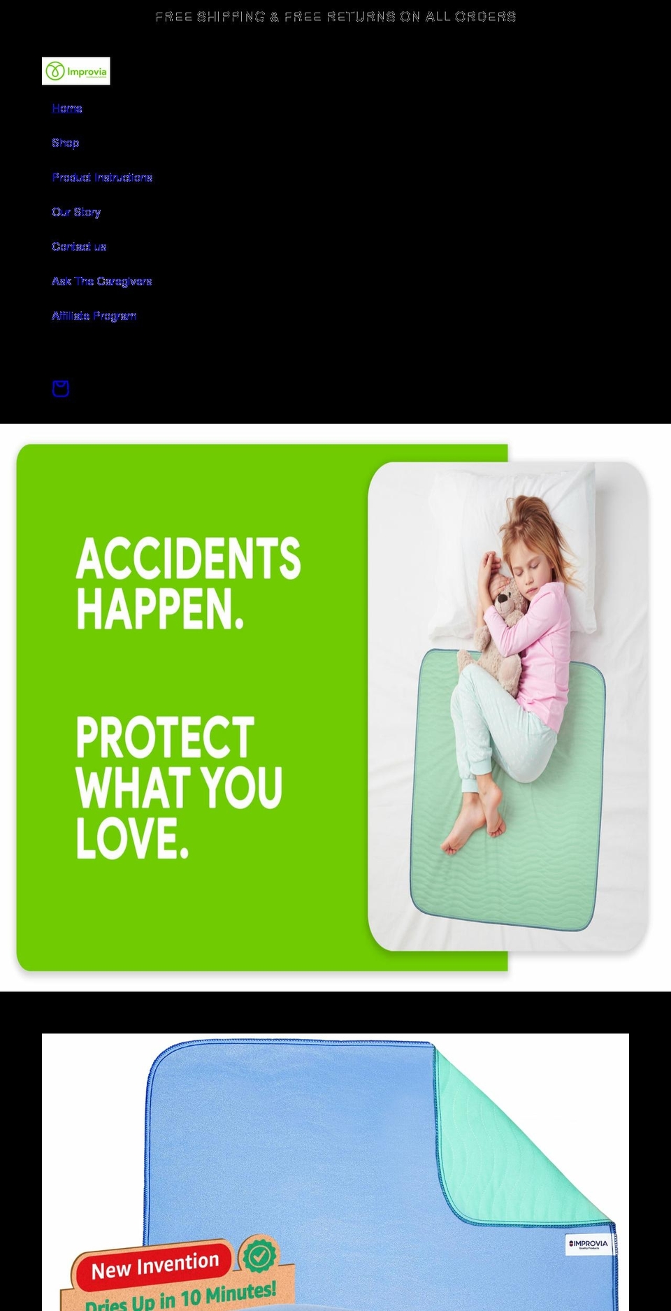 improviausa.com shopify website screenshot