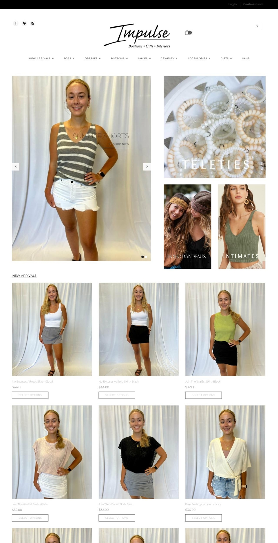 impulseofjasper.com — Shopify storefront screenshot