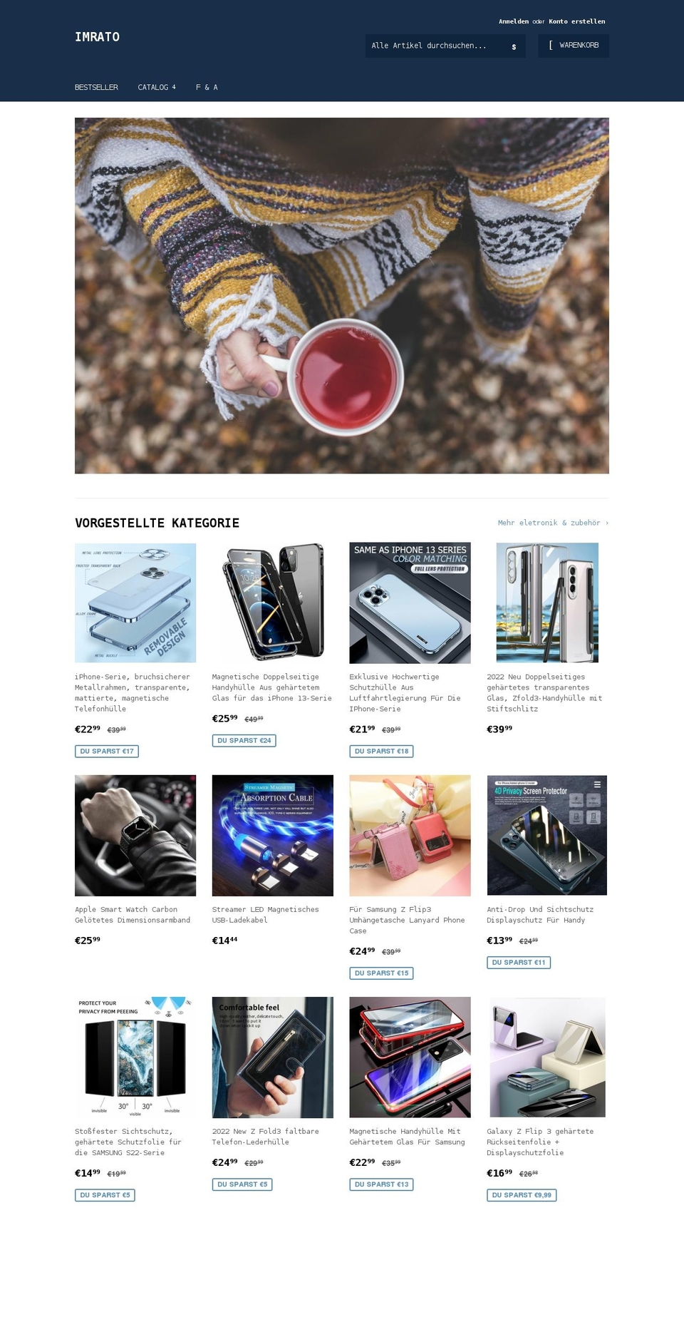 imrato.com shopify website screenshot