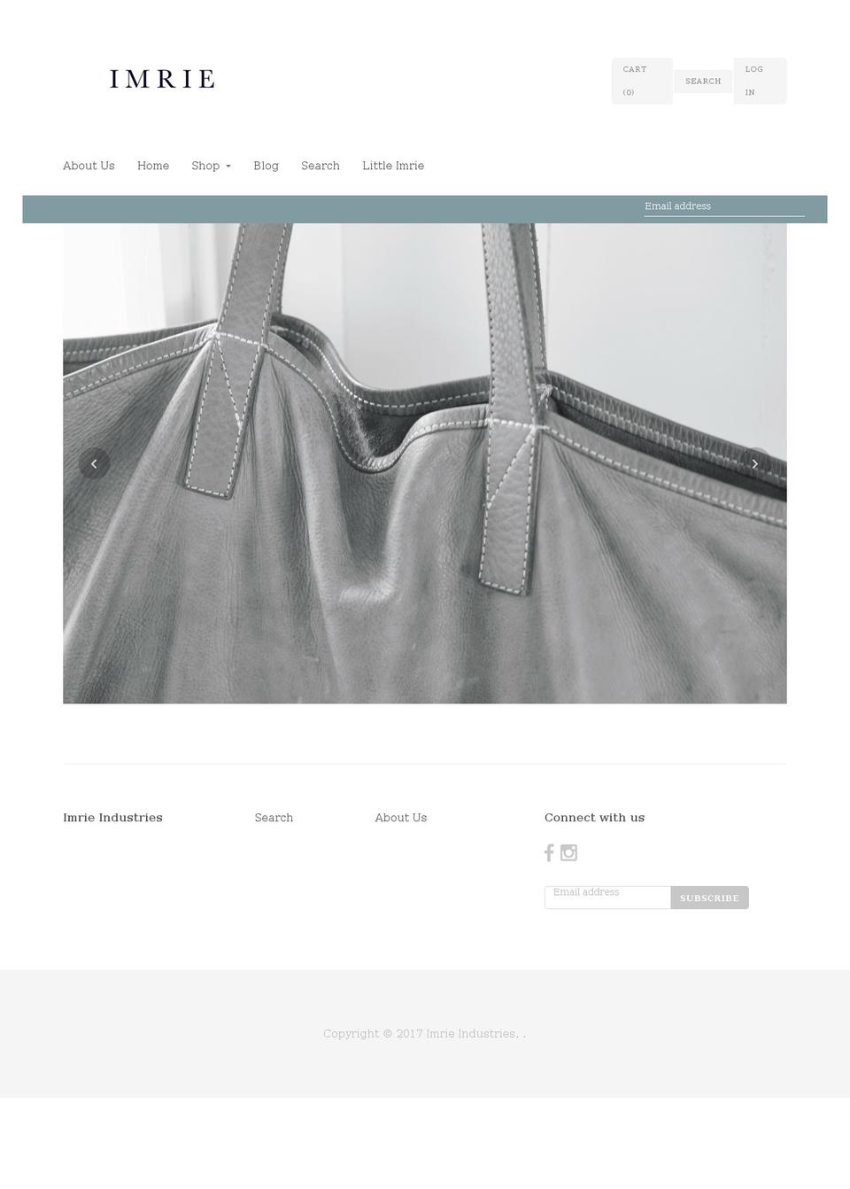 imrieindustries.com shopify website screenshot