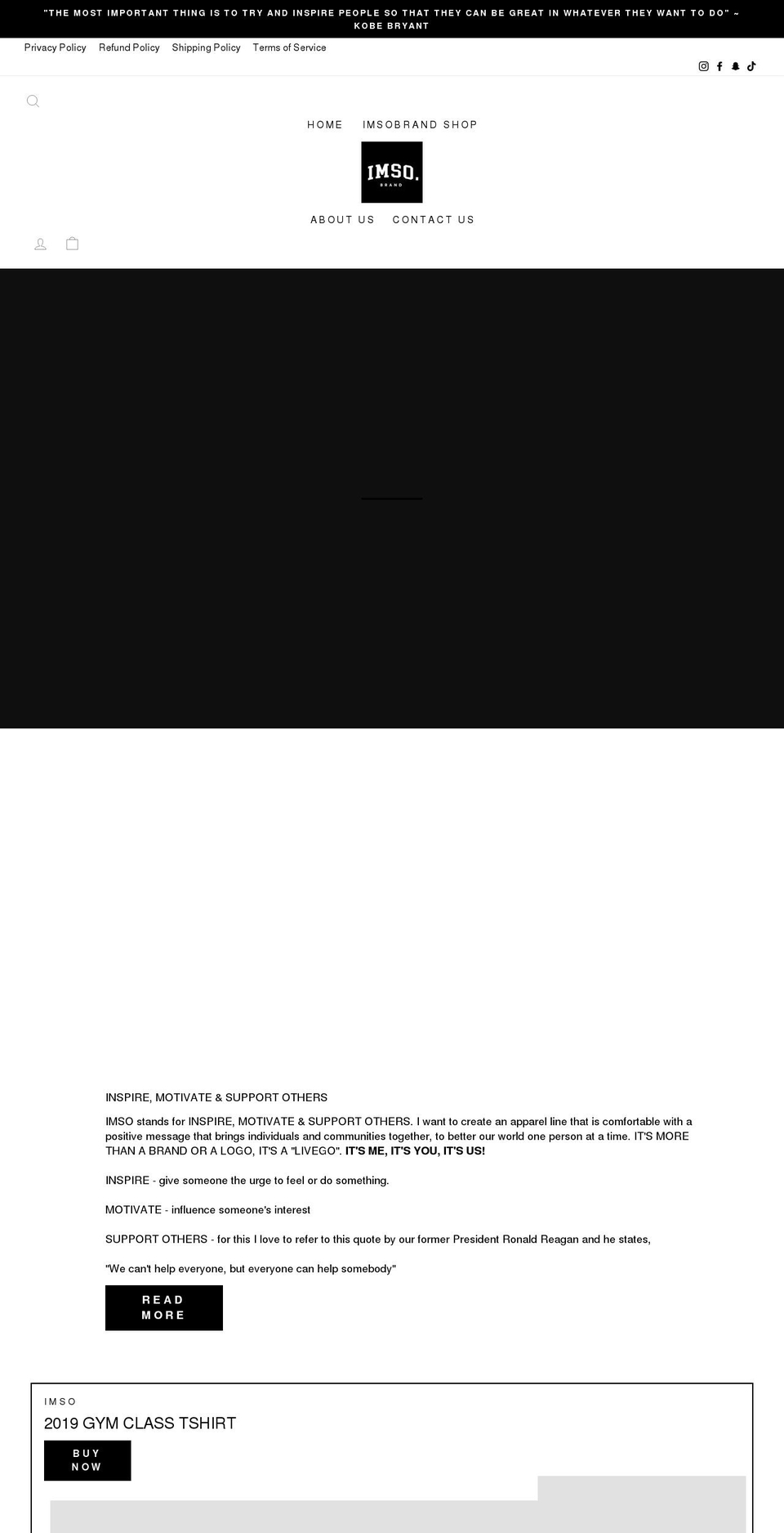 imsobrand.com shopify website screenshot