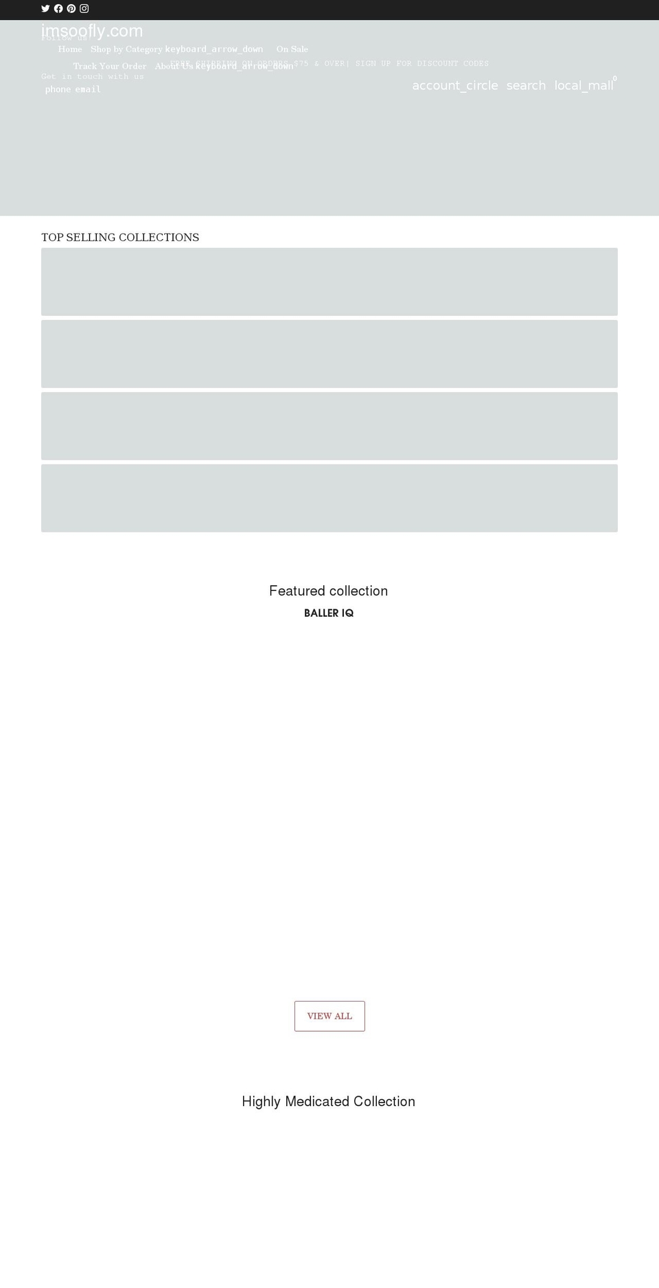 imsoofly.com shopify website screenshot