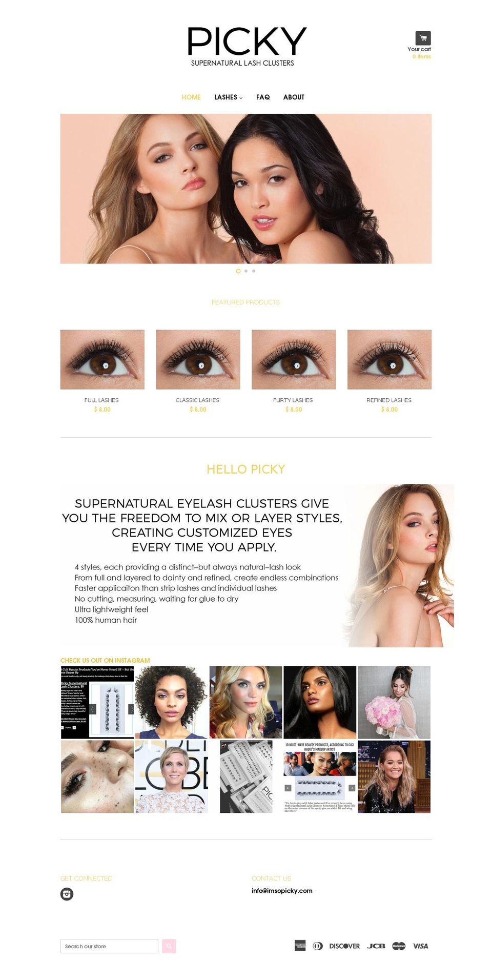 imsopicky.com shopify website screenshot