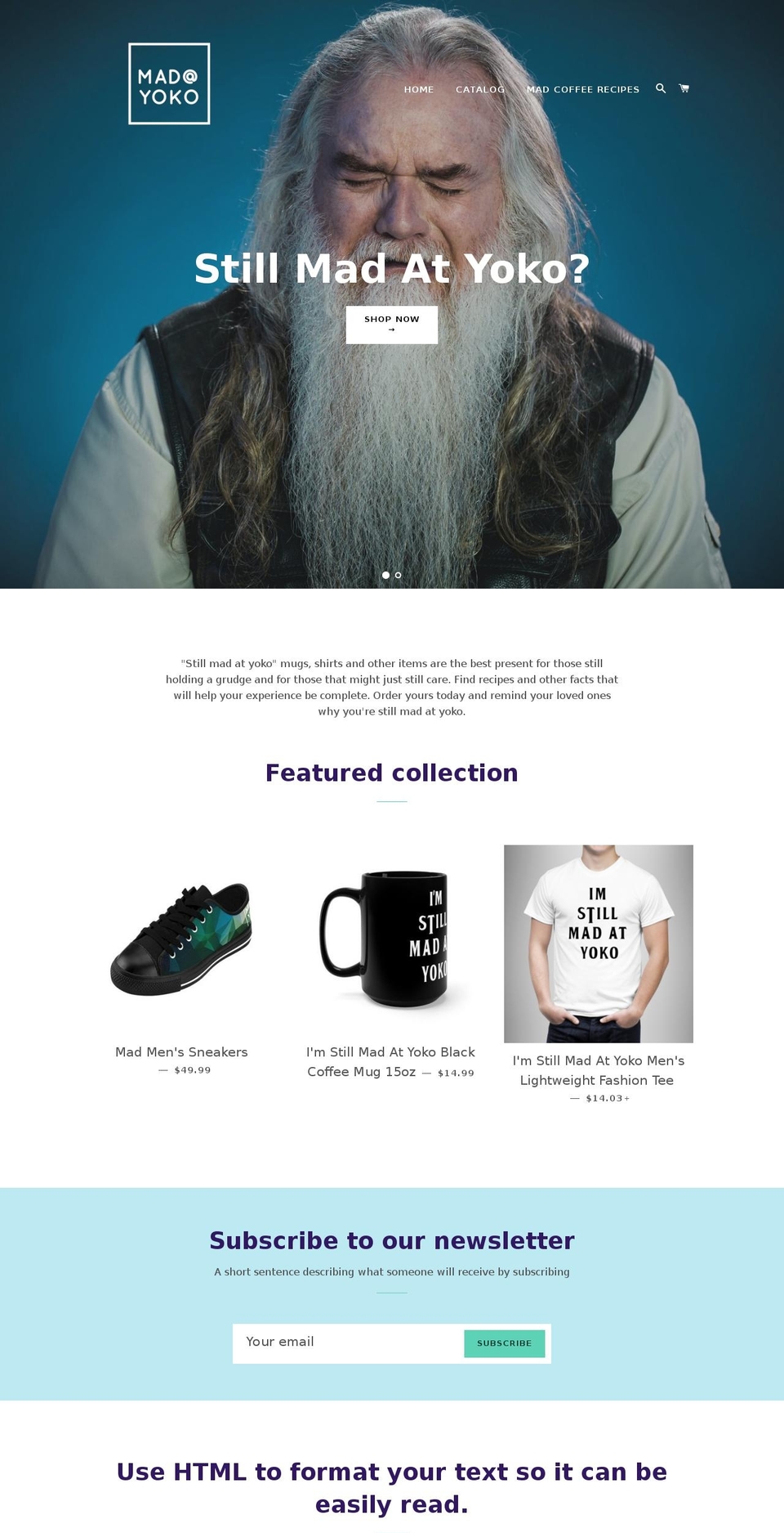 imstillmadatyoko.com — Shopify storefront screenshot