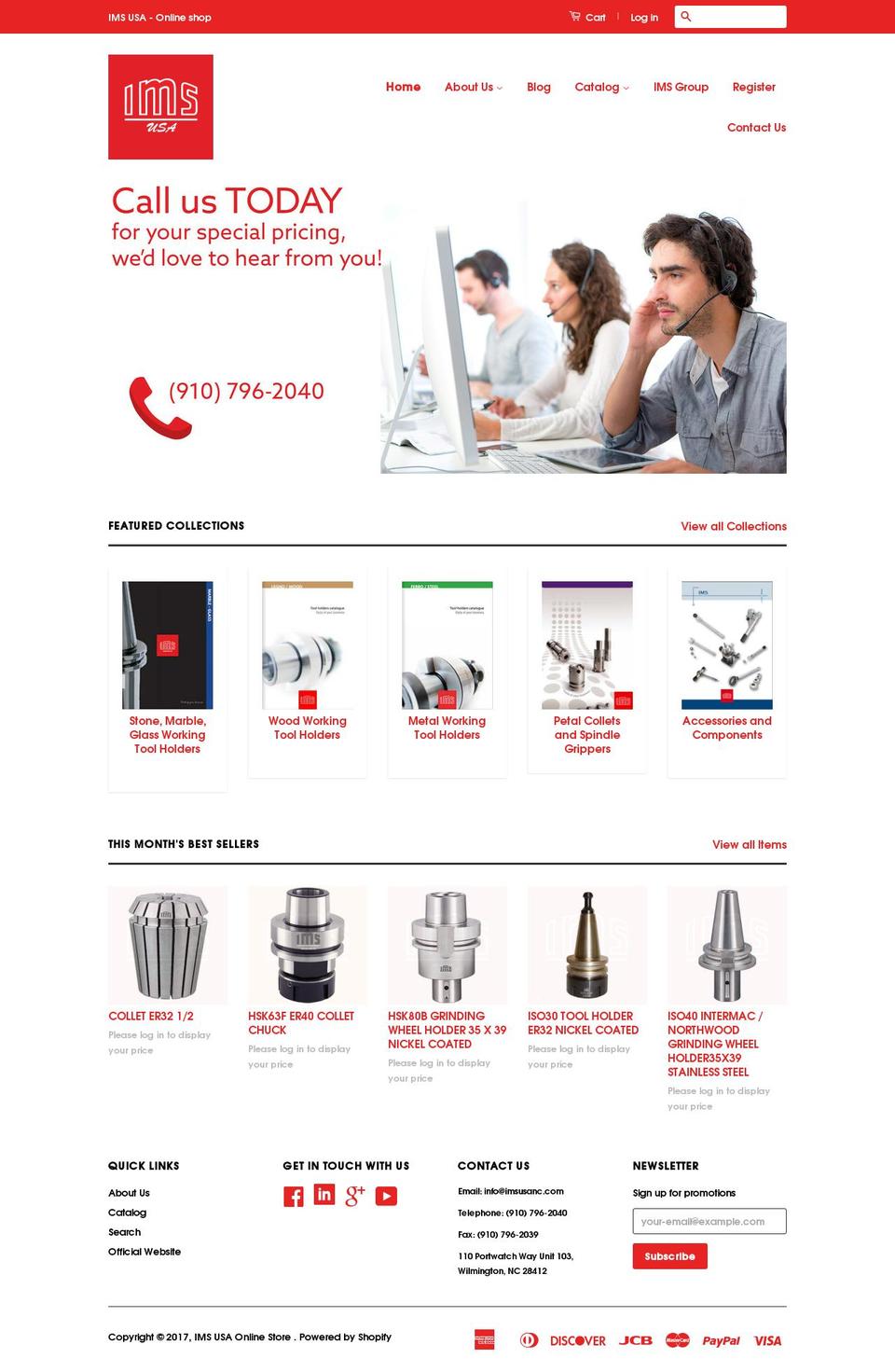 imsusanc.com shopify website screenshot