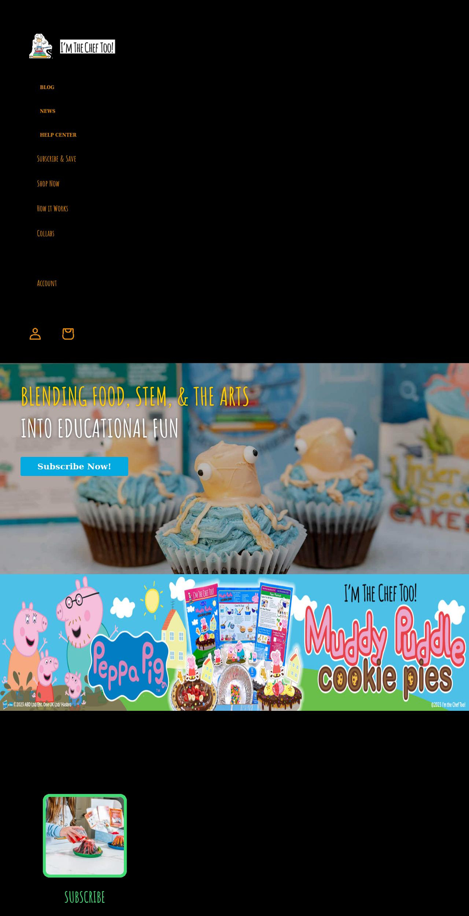 imthecheftoo.com shopify website screenshot